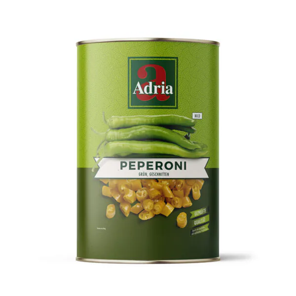 Peperoni Lombardi, mild, geschnitten