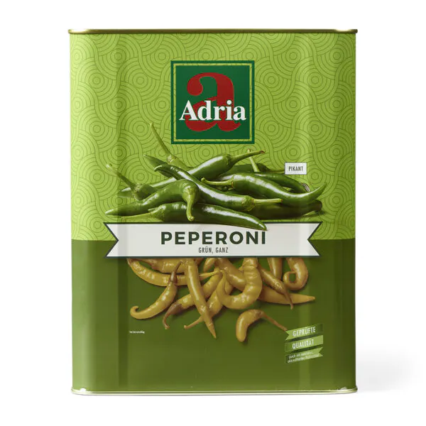 Peperoni in Salzlake