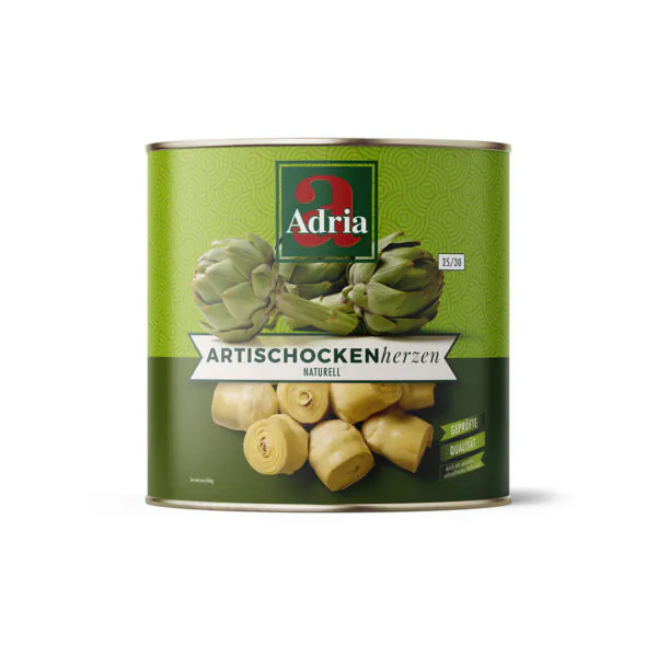 Artischockenherzen, naturell, 25/30