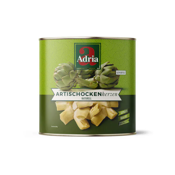 Artischockenherzen, naturell, geviertelt