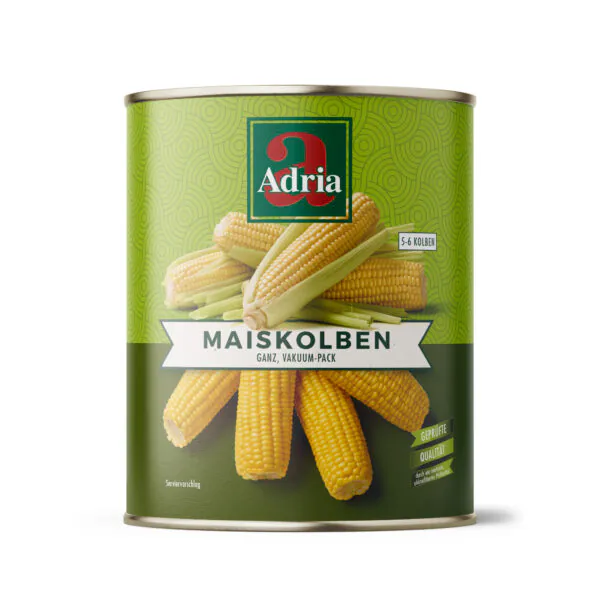 Maiskolben, Vacupack, 5-6 Stück/Dose